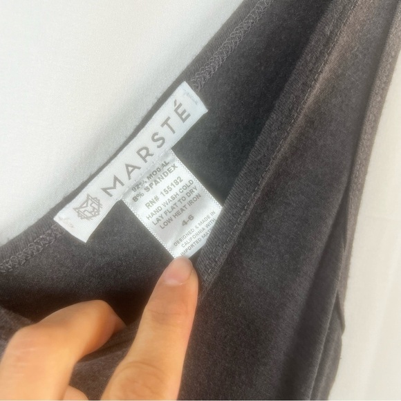 Marste Ruched Dubai ruched bodycon tank top Black Bodycon with Slit 4-6 Gray - Picture 9 of 14